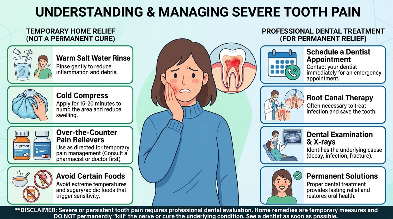 Kill Tooth Pain Nerve in 3 Seconds Permanently – Fast Home Remedy for Instant Relief