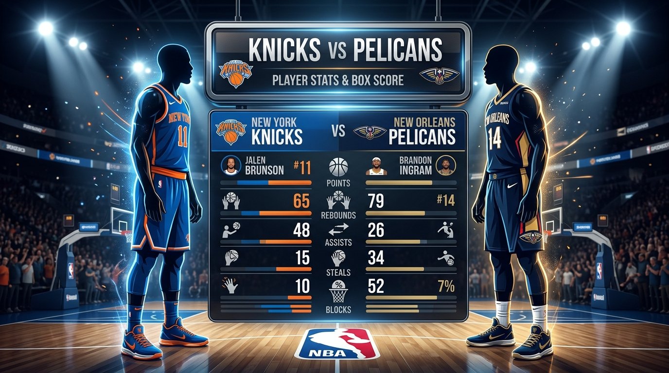 Knicks vs New Orleans Pelicans Match Player Stats (Full Box Score & Game Analysis)