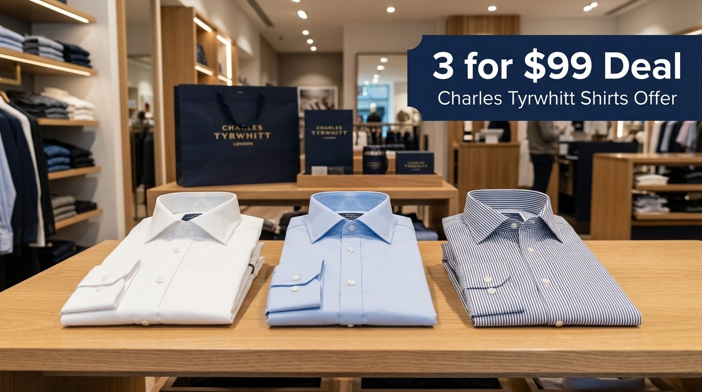Charles Tyrwhitt 3 for 99 Deal (Shirts Offer, Promo Code, Prices & How to Claim)