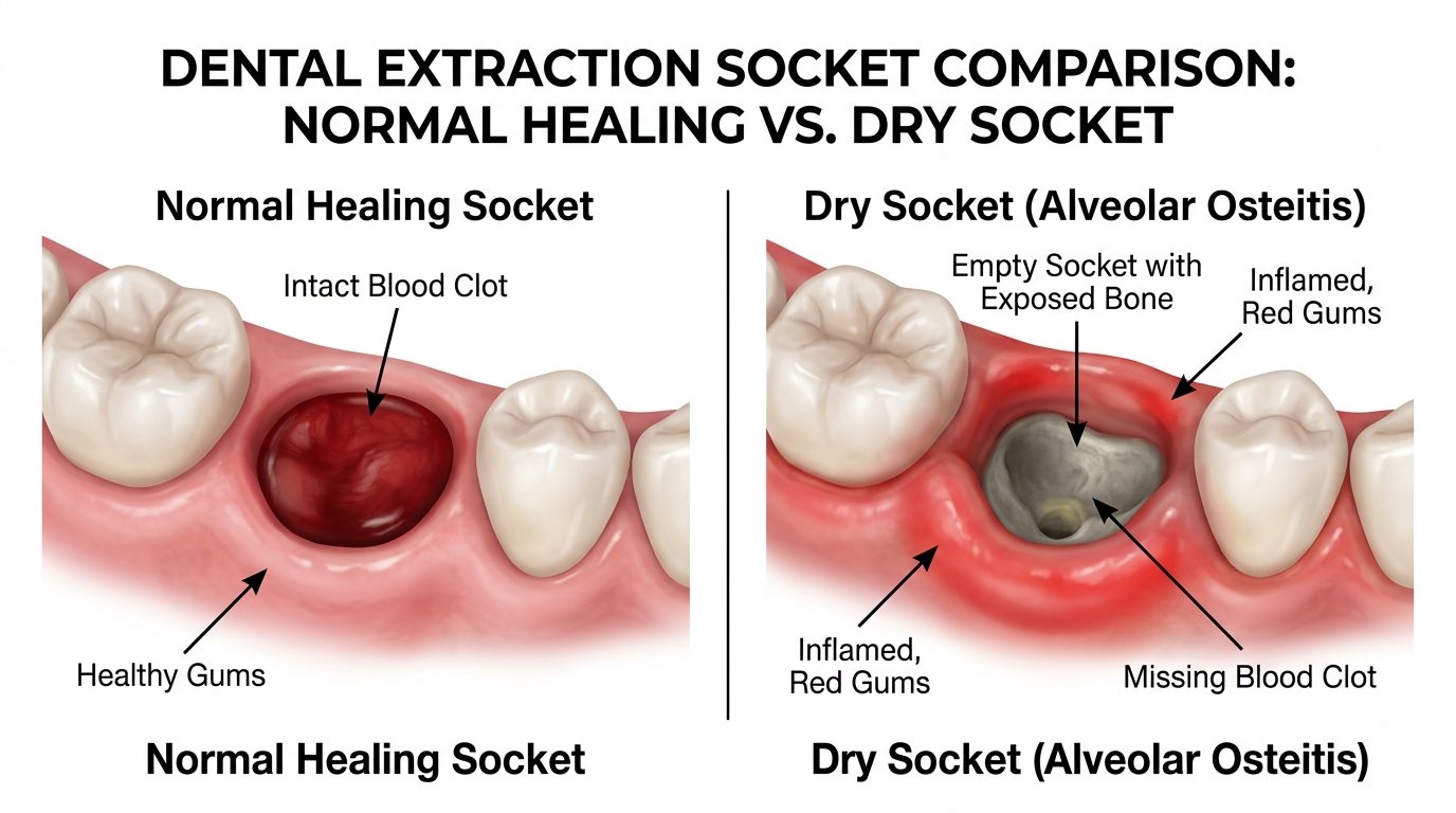What Does a Dry Socket Look Like? Symptoms, Pictures, Healing Time & Treatment